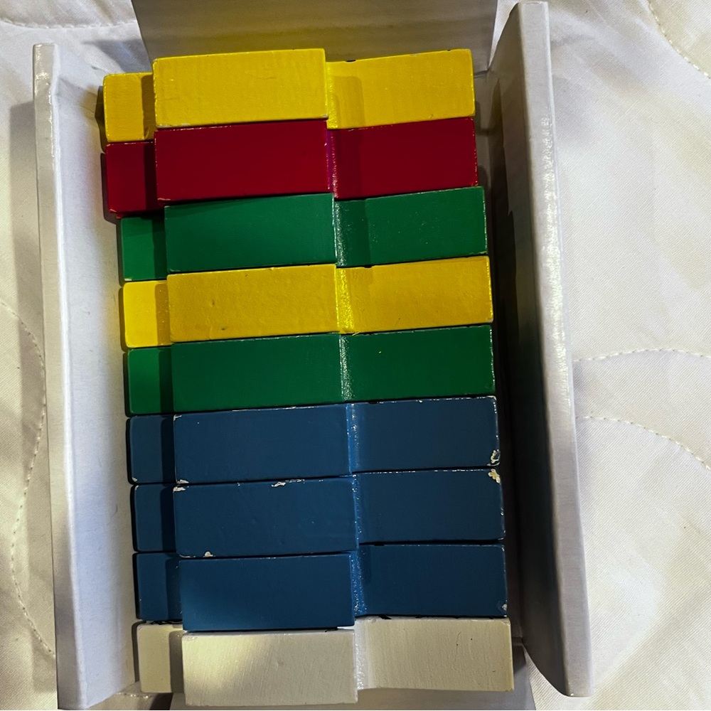 Bill Ding Jr Balancing Clowns Set #2 good condition with box wood figures stack - Picture 6 of 6